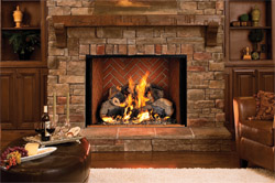 Lennox Hearth Products "Estate" woodburning fireplace