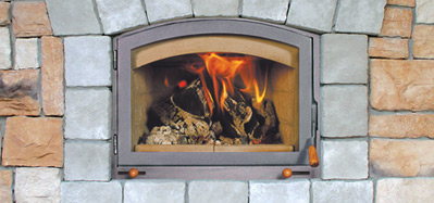 RSF renewable solid fuel high-efficiency wood-burning fireplace