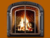 Mendota Greenbriar luxury high-efficiency gas fireplace