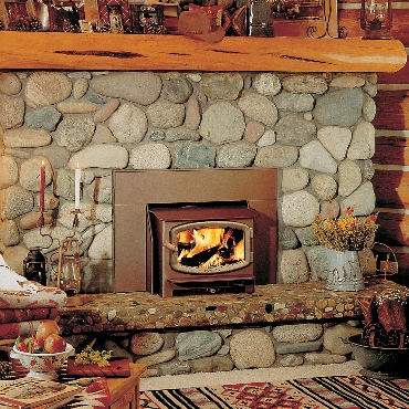 Avalon wood burning fireplace insert